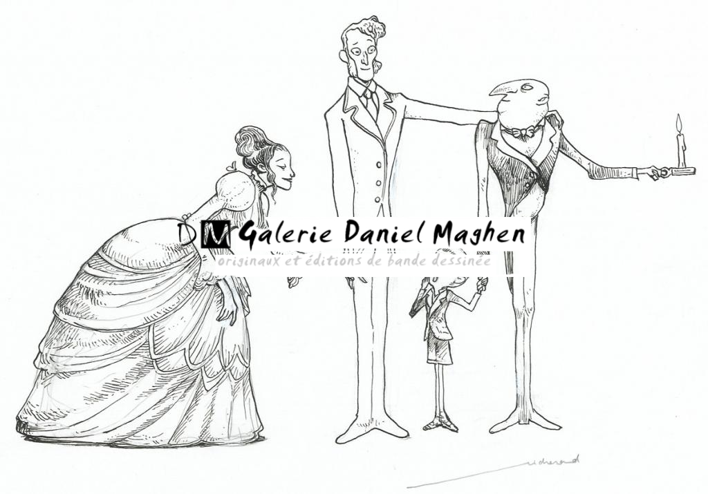 Illustration originale - Lionel Richerand - Encre de Chine - 2614