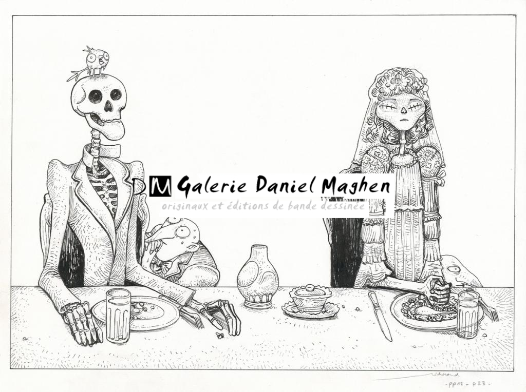 Illustration originale - Lionel Richerand - Encre de Chine - 2601