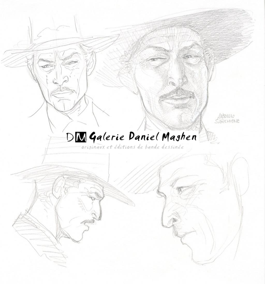 Crayonné original - Antonio Sarchione - Mine de plomb sur papier - 2623