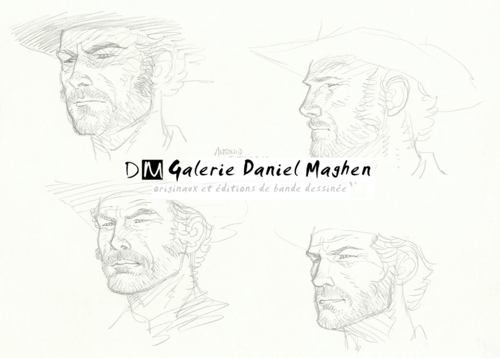 Crayonné original - Antonio Sarchione - Mine de plomb sur papier - 2624