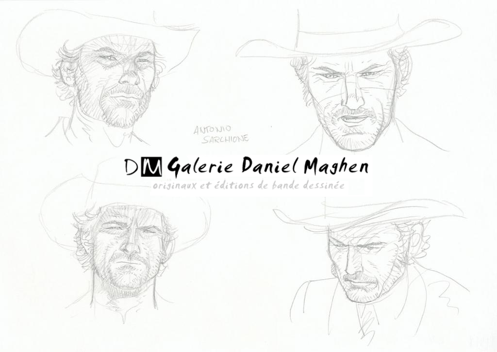 Crayonné original - Antonio Sarchione - Mine de plomb sur papier - 2625