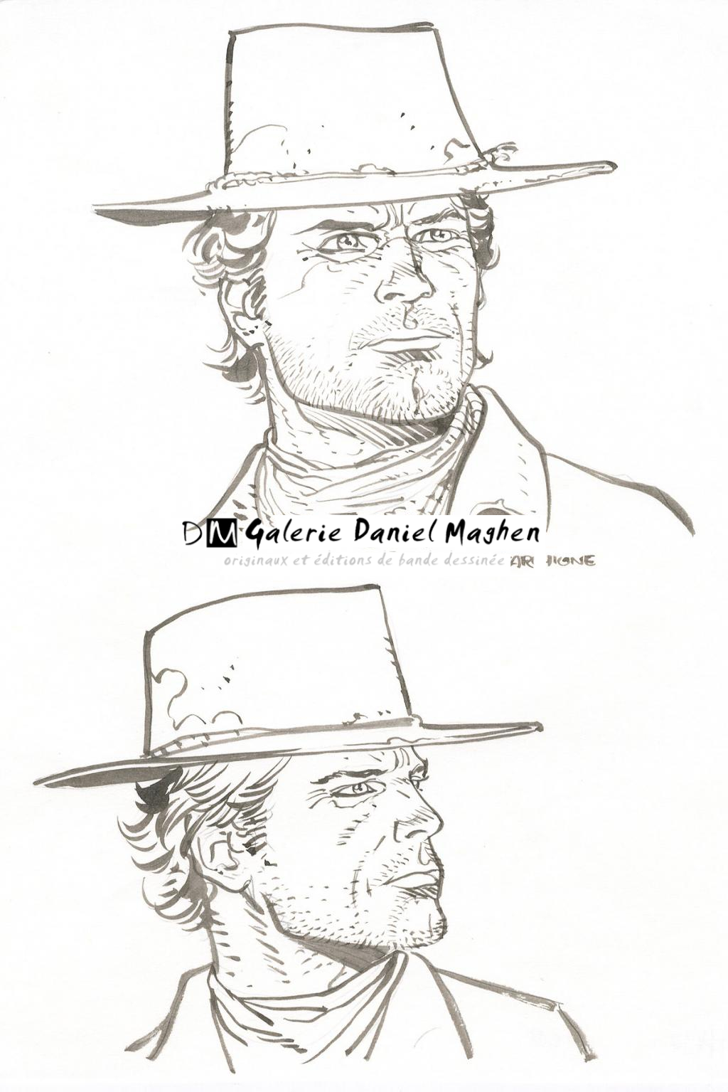 Crayonné original - Antonio Sarchione - Feutre sur papier - 2627