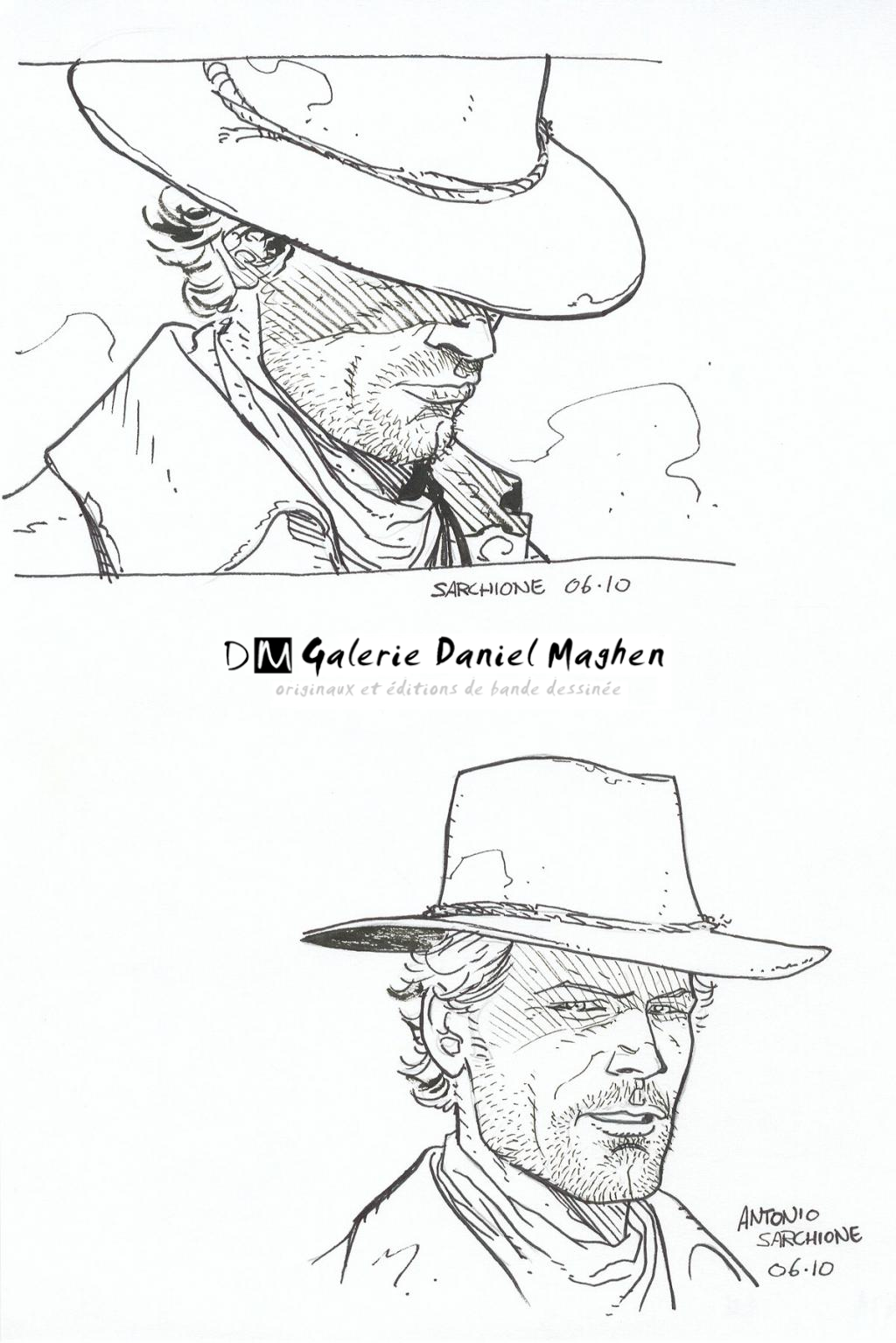 Crayonné original - Antonio Sarchione - Encre de Chine - 2628