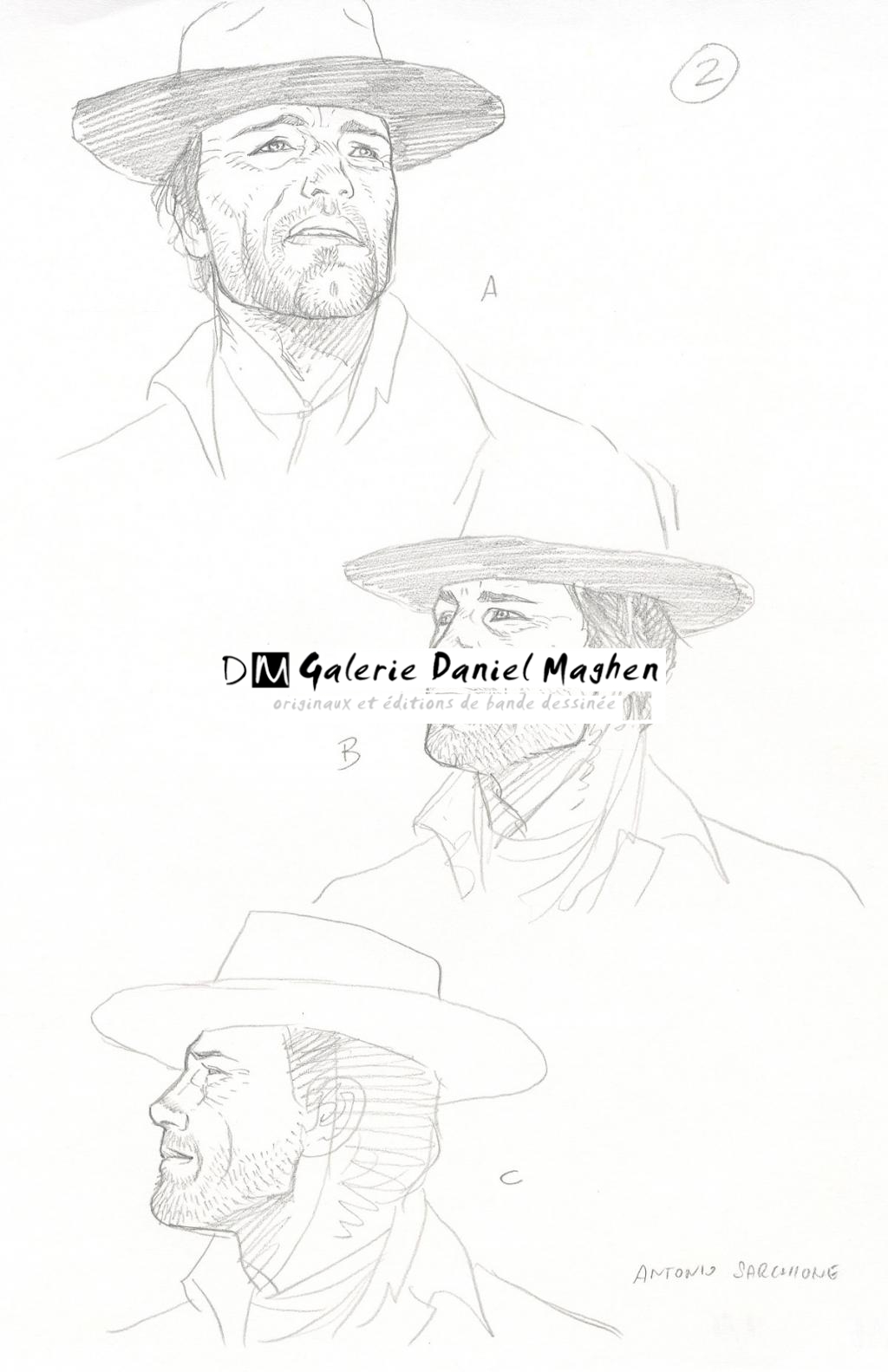 Crayonné original - Antonio Sarchione - Mine de plomb sur papier - 2629