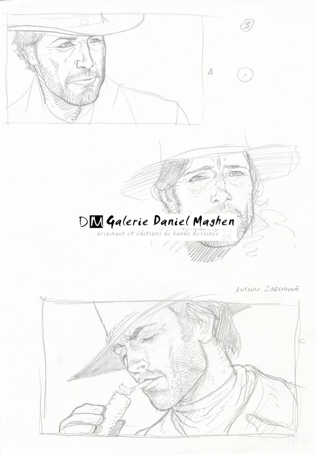 Crayonné original - Antonio Sarchione - Mine de plomb sur papier - 2630