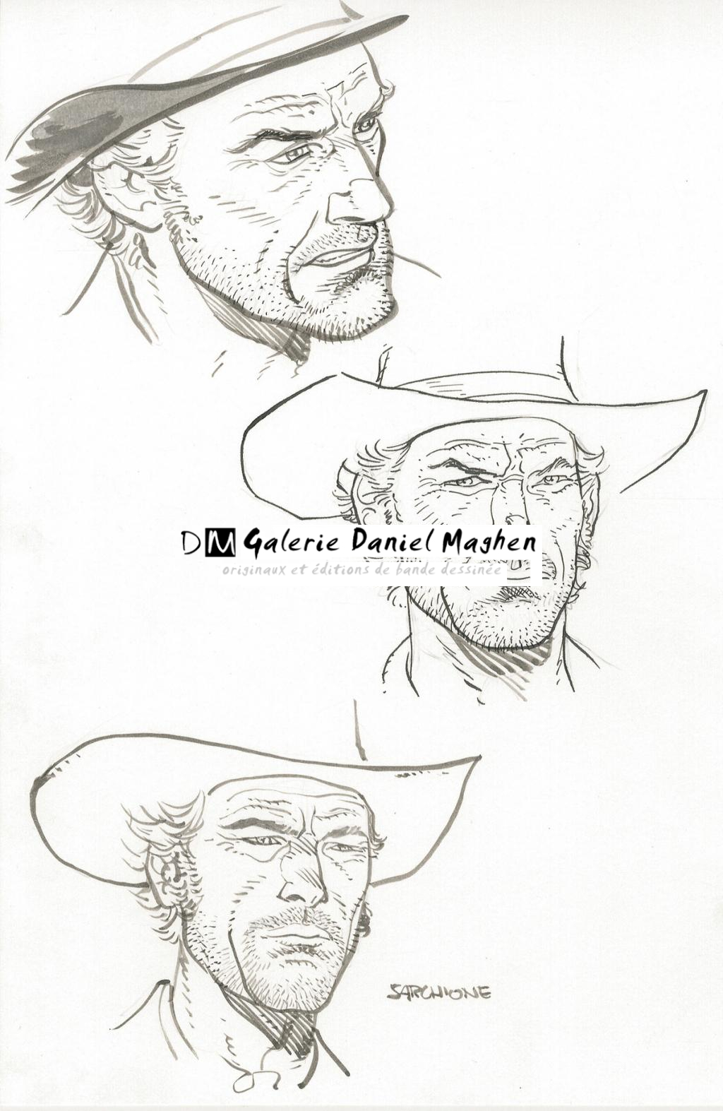 Crayonné original - Antonio Sarchione - Encre de Chine - 2632