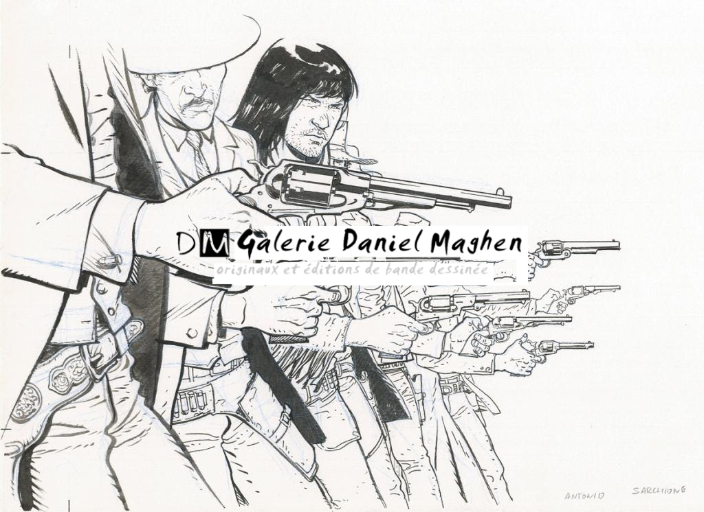 Dessin original - Antonio Sarchione - Encre de Chine - 2634