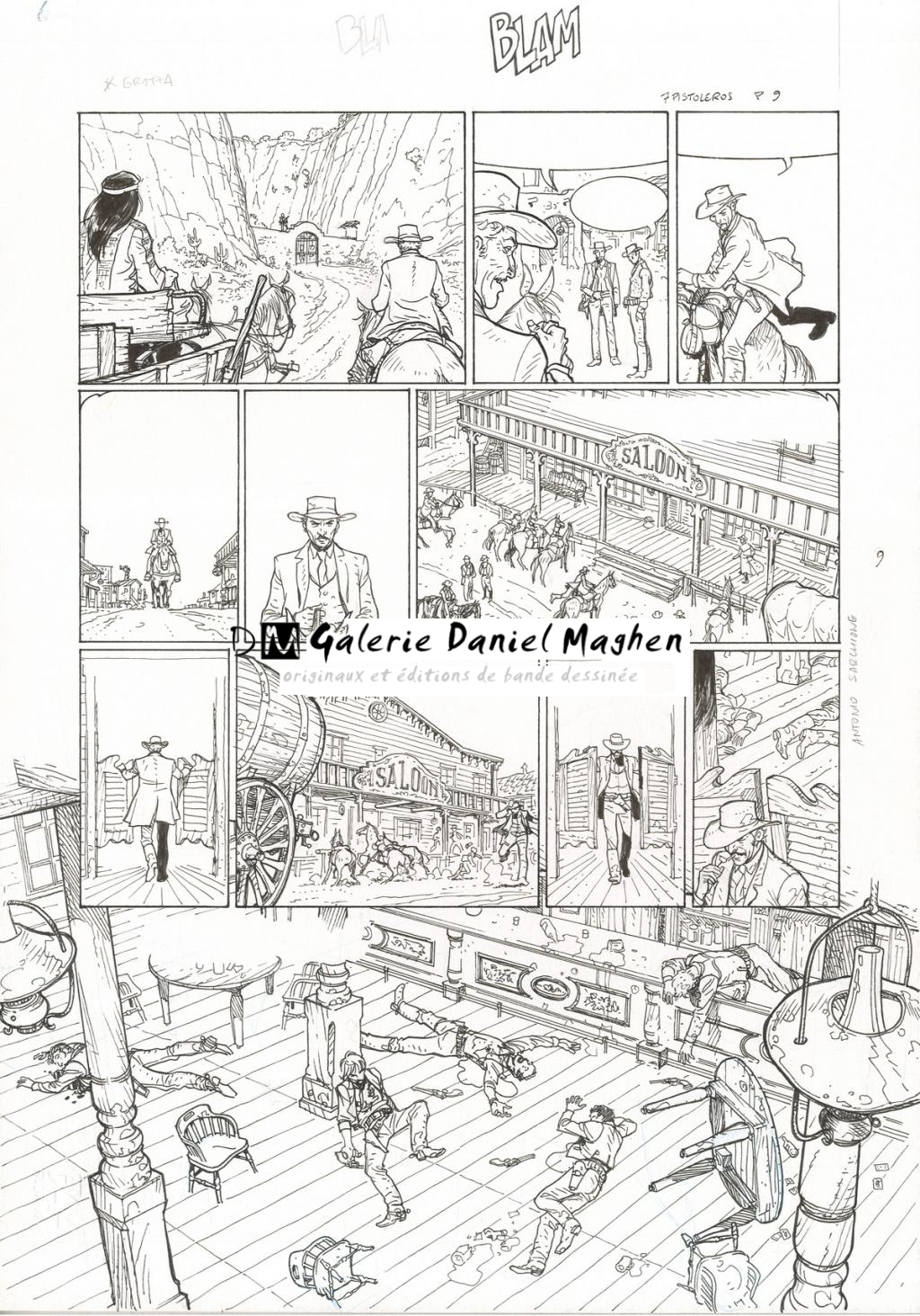 Planche originale - Antonio Sarchione - Encre de Chine - 2851