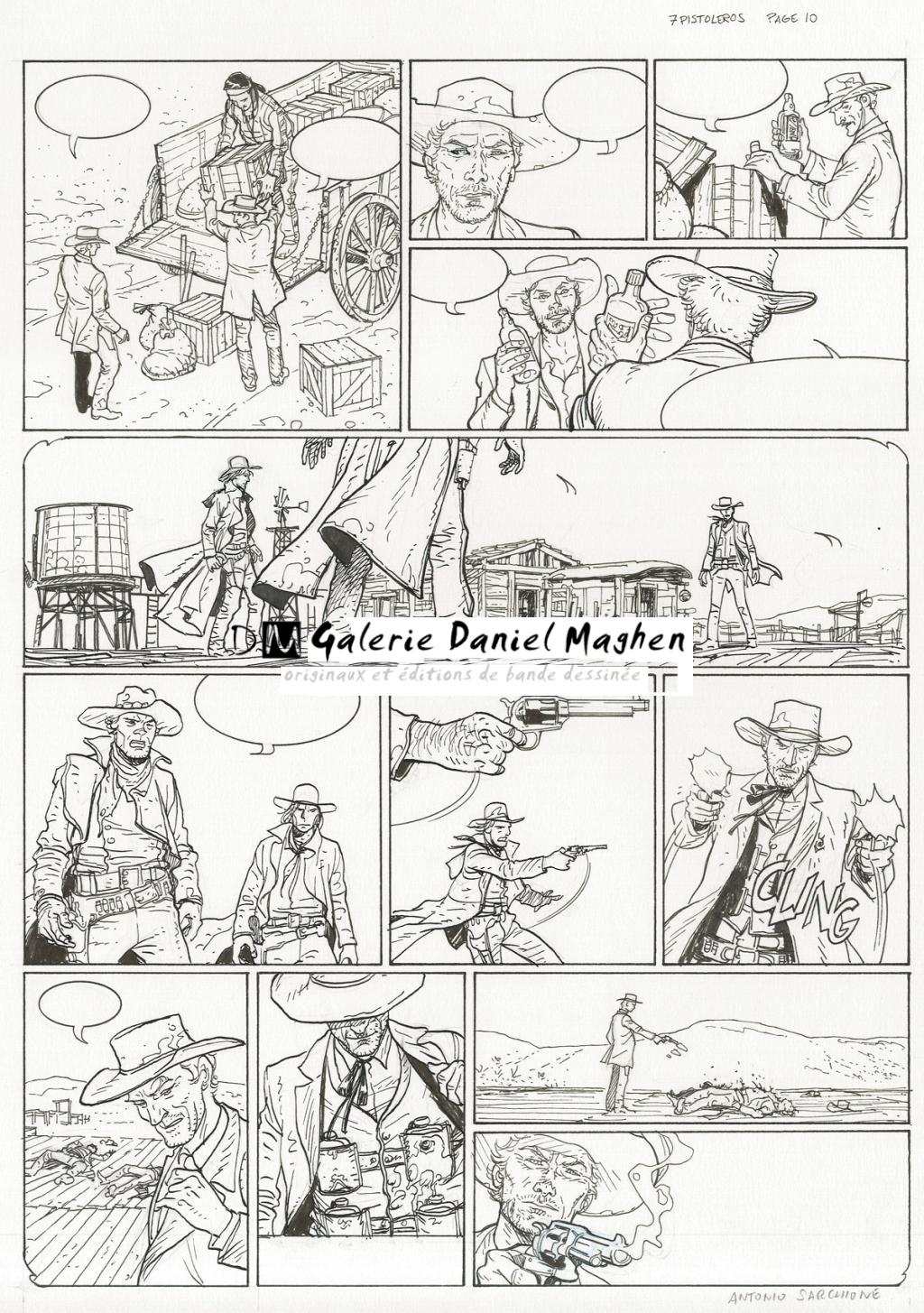 Planche originale - Antonio Sarchione - Encre de Chine - 2852