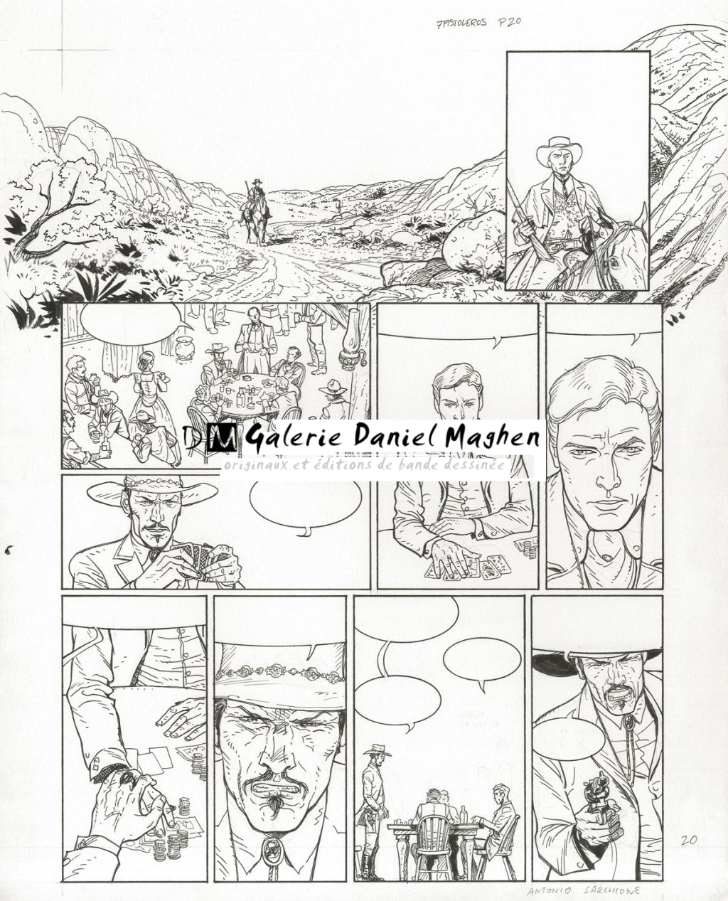 Planche originale - Antonio Sarchione - Encre de Chine - 2855