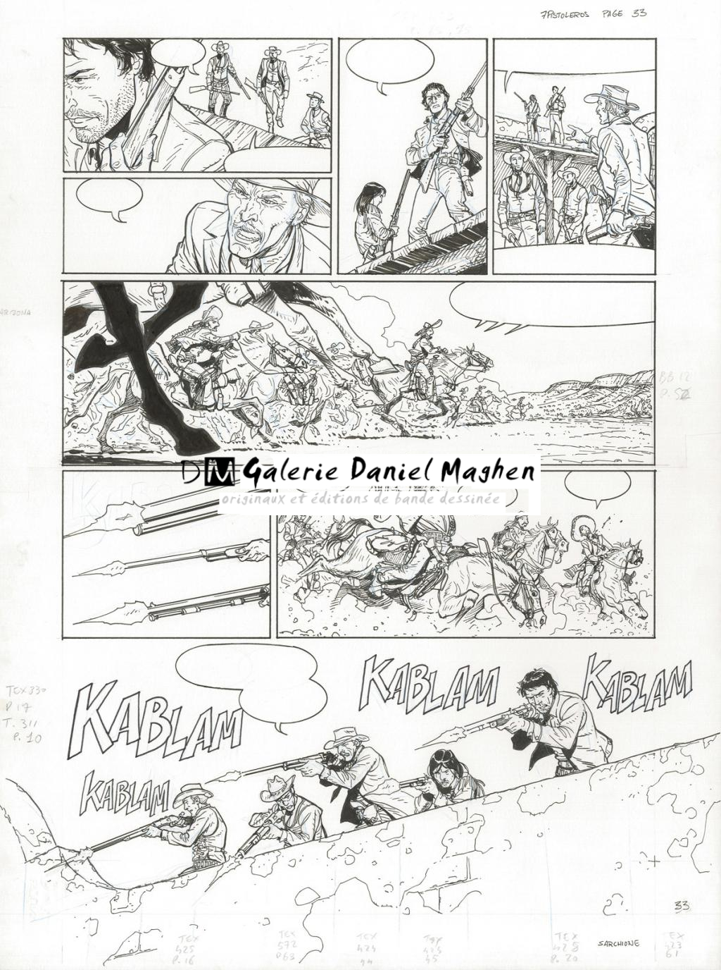 Planche originale - Antonio Sarchione - Encre de Chine - 2856