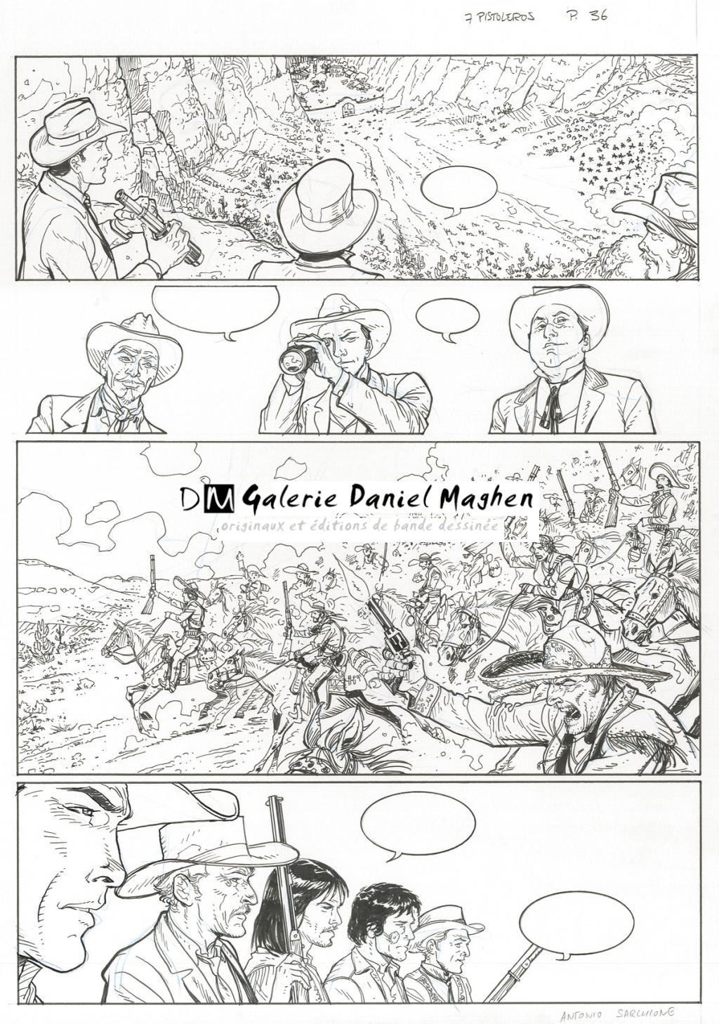 Planche originale - Antonio Sarchione - Encre de Chine - 2857