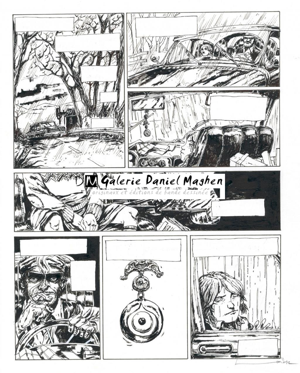 Planche originale - Loïc Godart - Encre de Chine - 2675