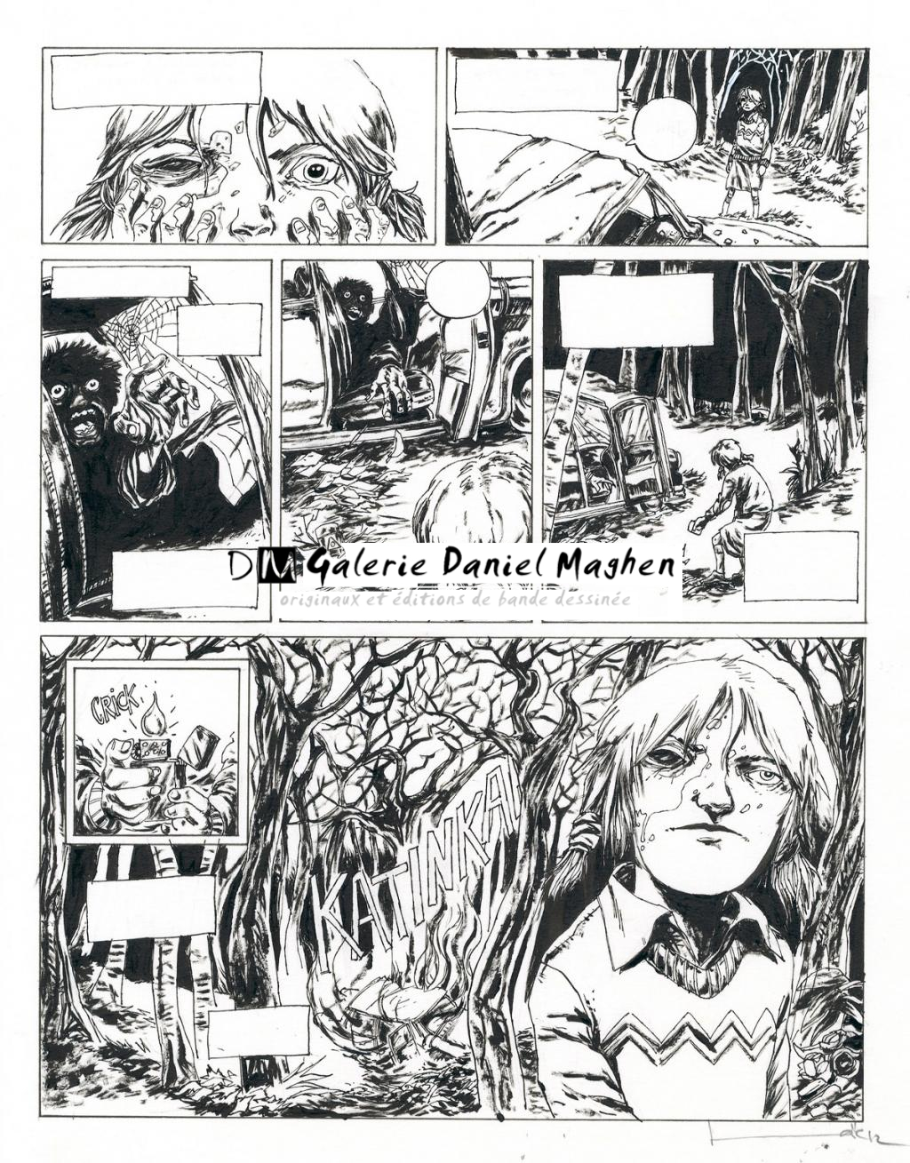 Planche originale - Loïc Godart - Encre de Chine - 2674