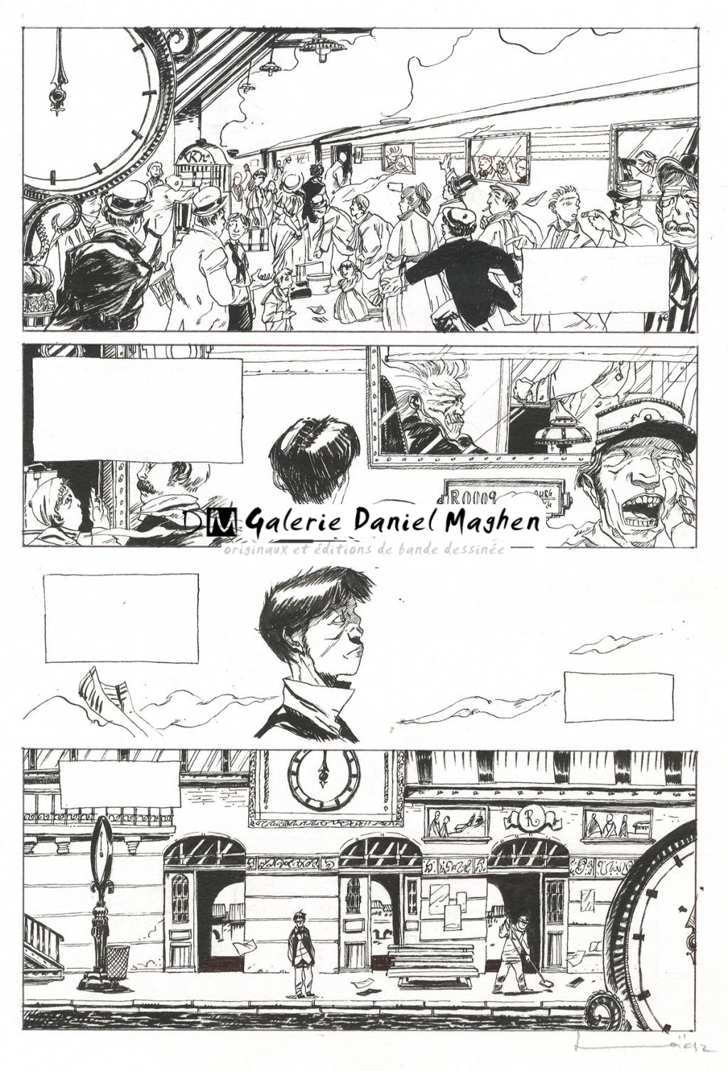 Planche originale - Loïc Godart - Encre de Chine - 2705