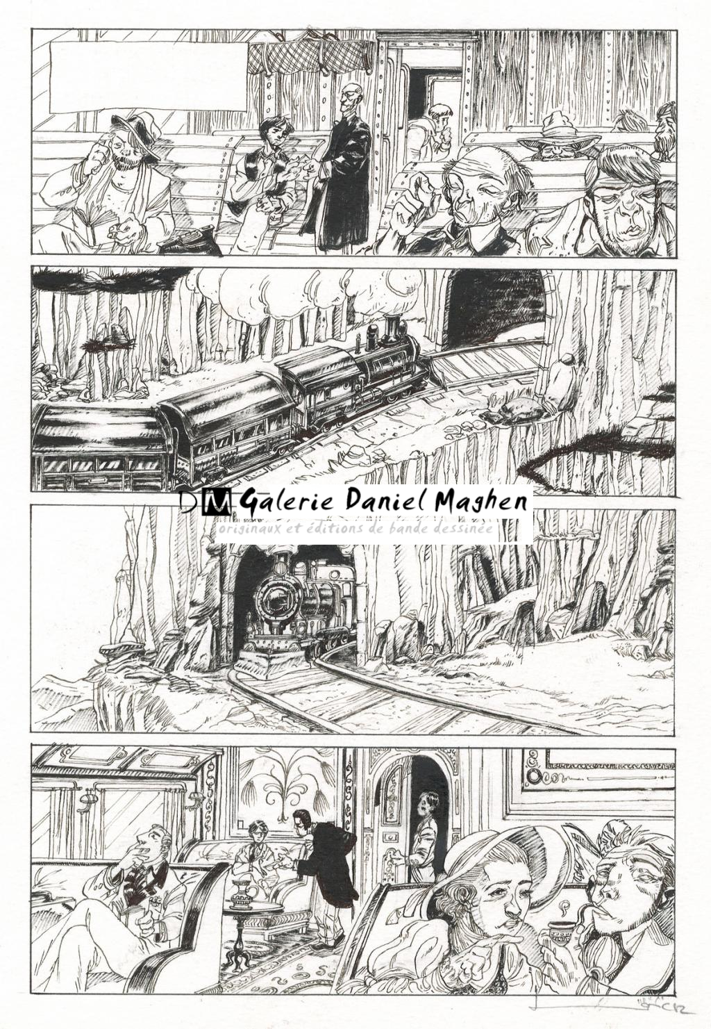 Planche originale - Loïc Godart - Encre de Chine - 2702