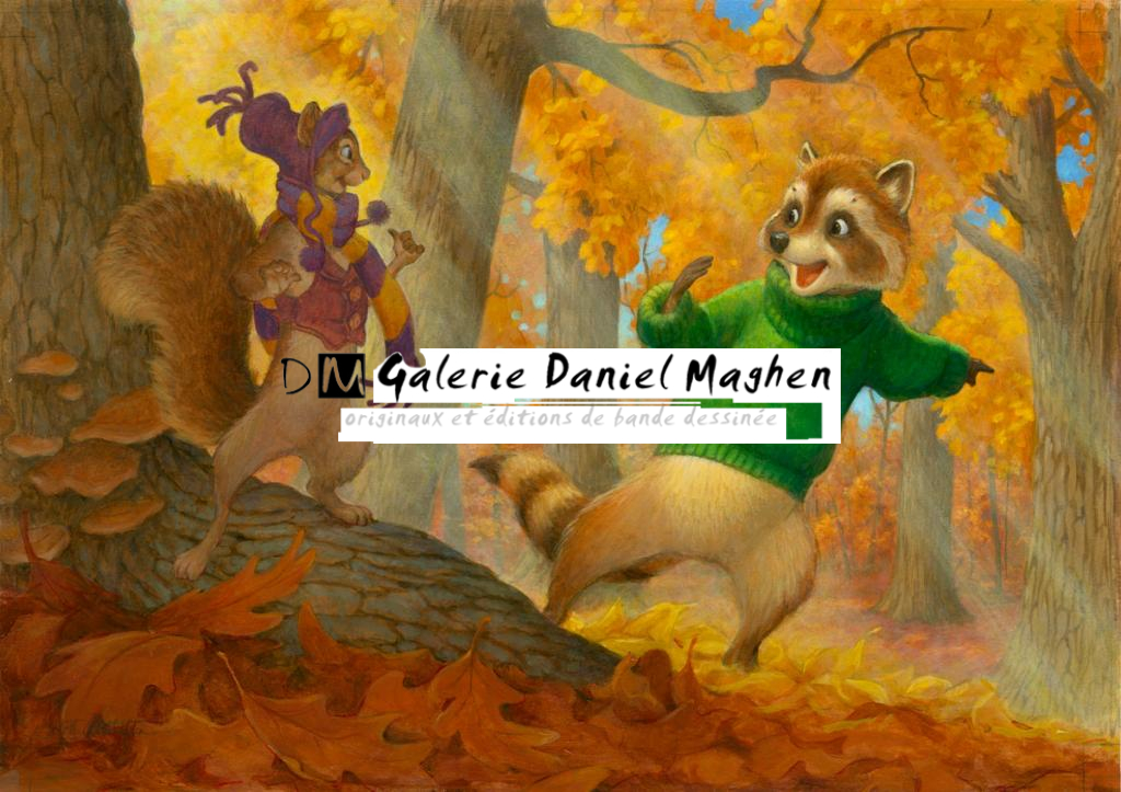 Let's Race" - Scott Gustafson - Acrylique - 3882