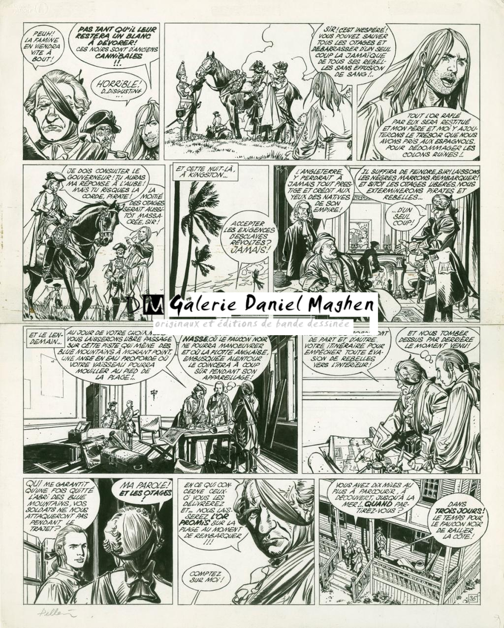 Planche originale - Patrice Pellerin - Encre de Chine sur papier - 2655