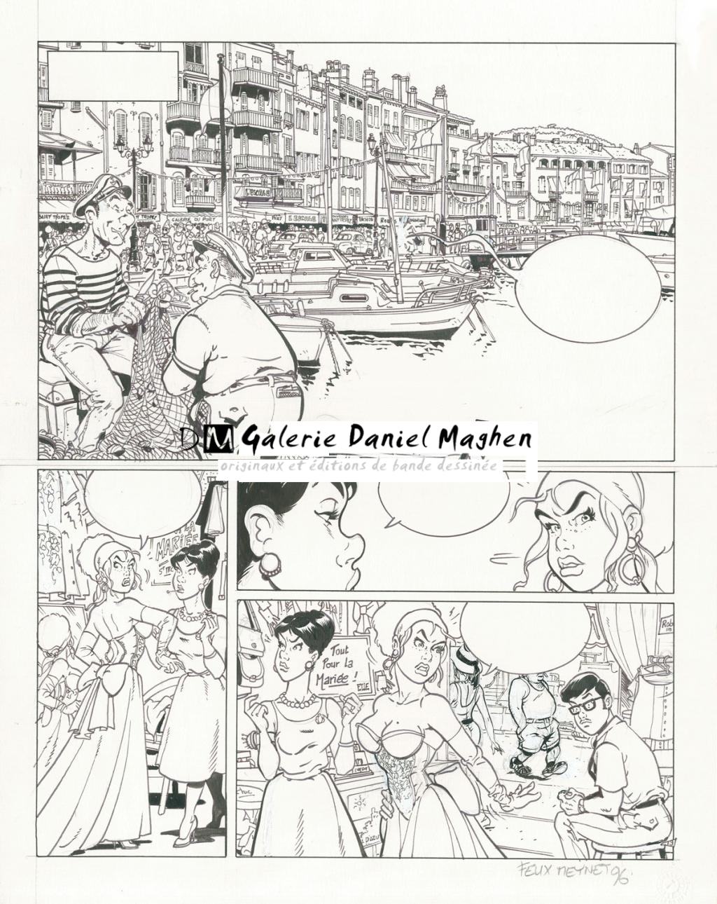 Planche originale - Félix Meynet - Encre de Chine et mine de plomb sur papier - 2680