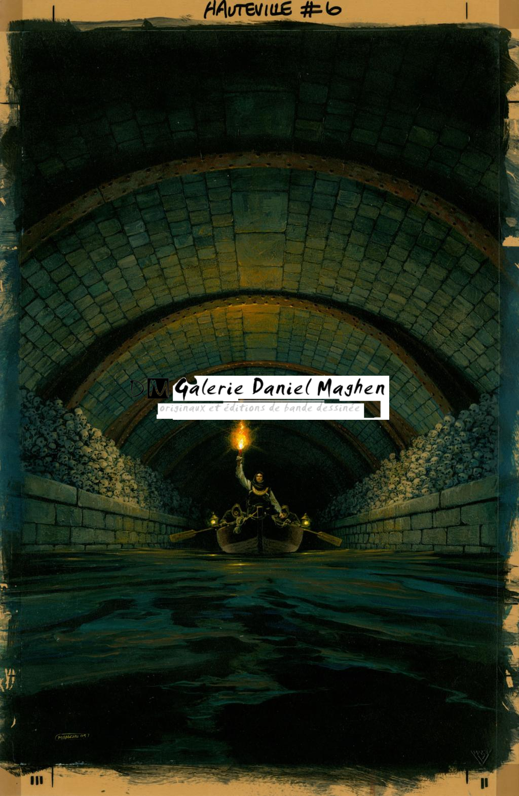 Couverture de "Hauteville House" T.6 - Manchu - Acrylique sur papier - 6108