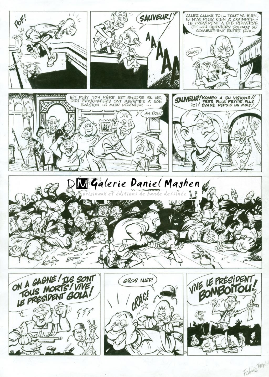 Planche originale - Fabrice Tarrin - Encre de Chine sur papier - 2698