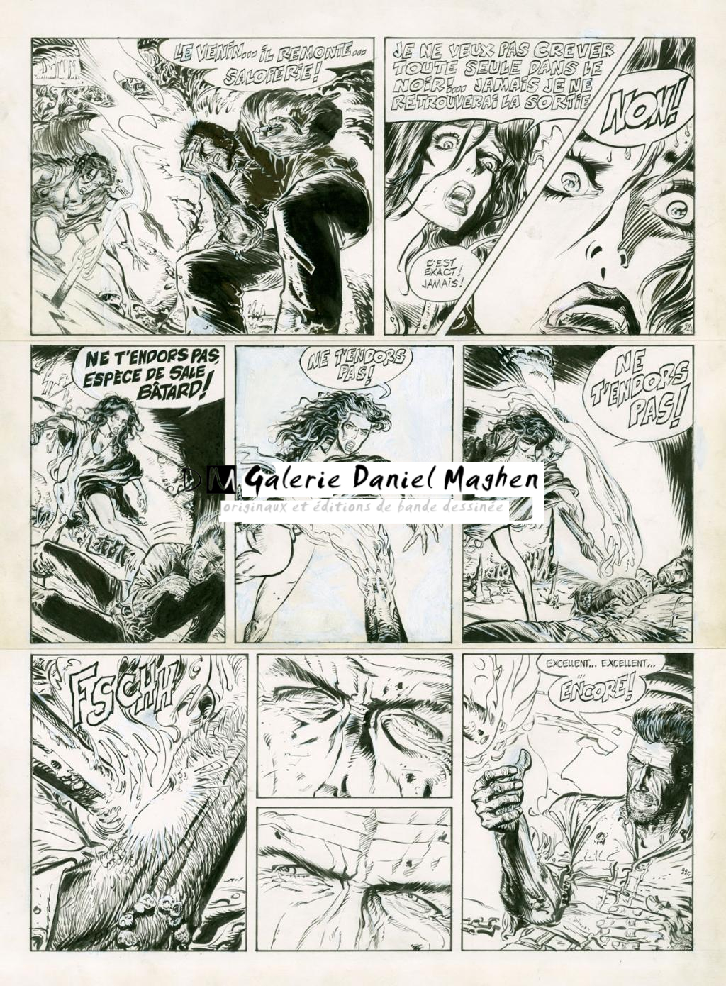 Planche originale - Fabrice Lamy - Encre de Chine sur papier - 2700
