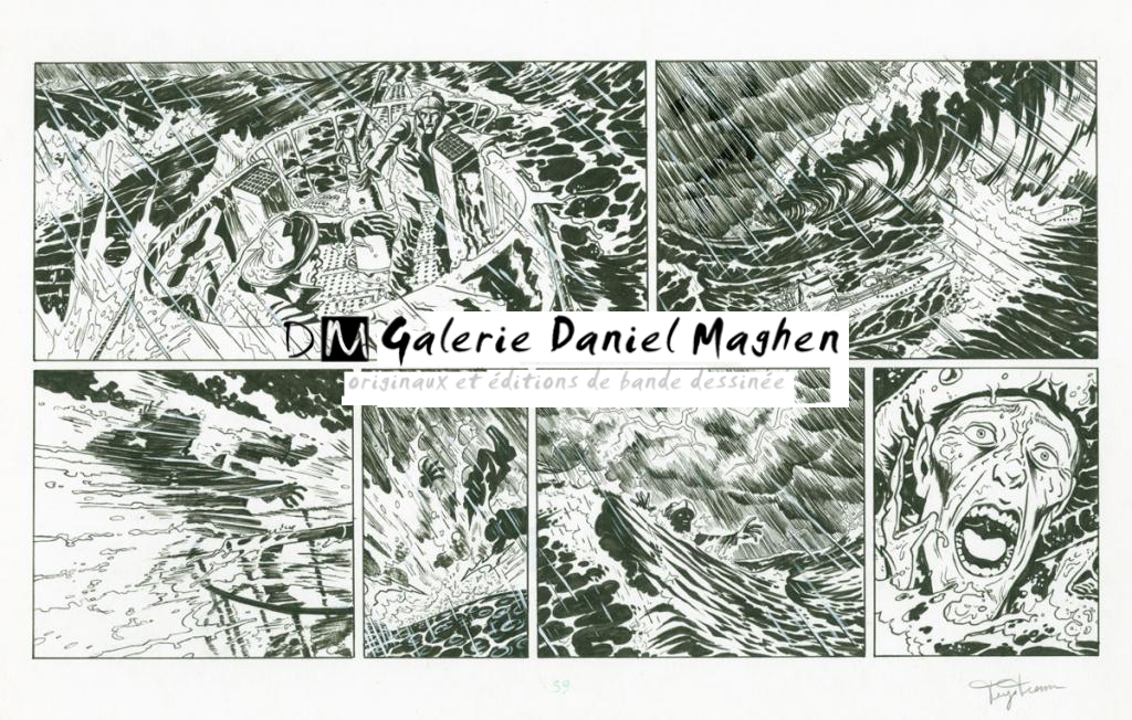 Planche originale - Trystram et Baudy - Encre de Chine sur papier - 2708