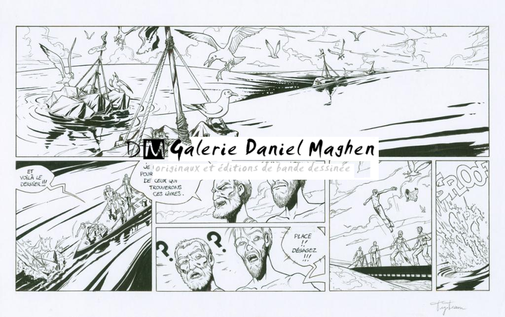 Planche originale - Trystram et Baudy - Encre de Chine sur papier - 2710