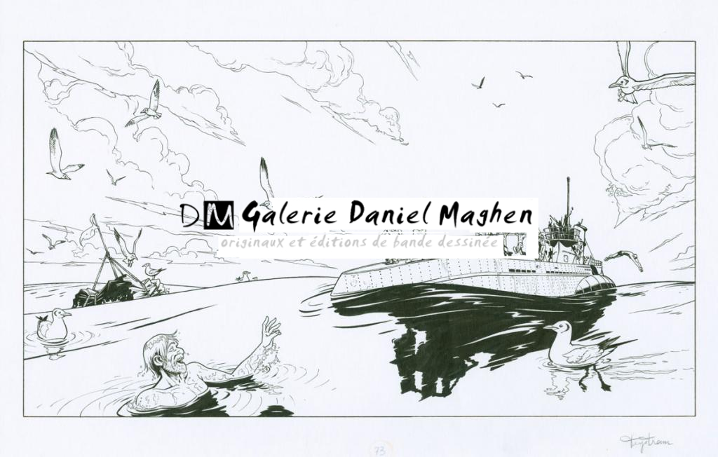 Planche originale - Trystram et Baudy - Encre de Chine sur papier - 2711