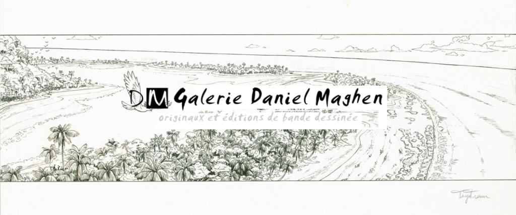 Planche originale (double page) - Trystram et Baudy - Encre de Chine sur papier - 2712