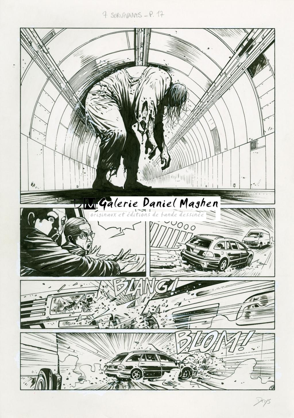 Planche originale (correcteur blanc) - Denys - Encre de Chine sur papier - 2917