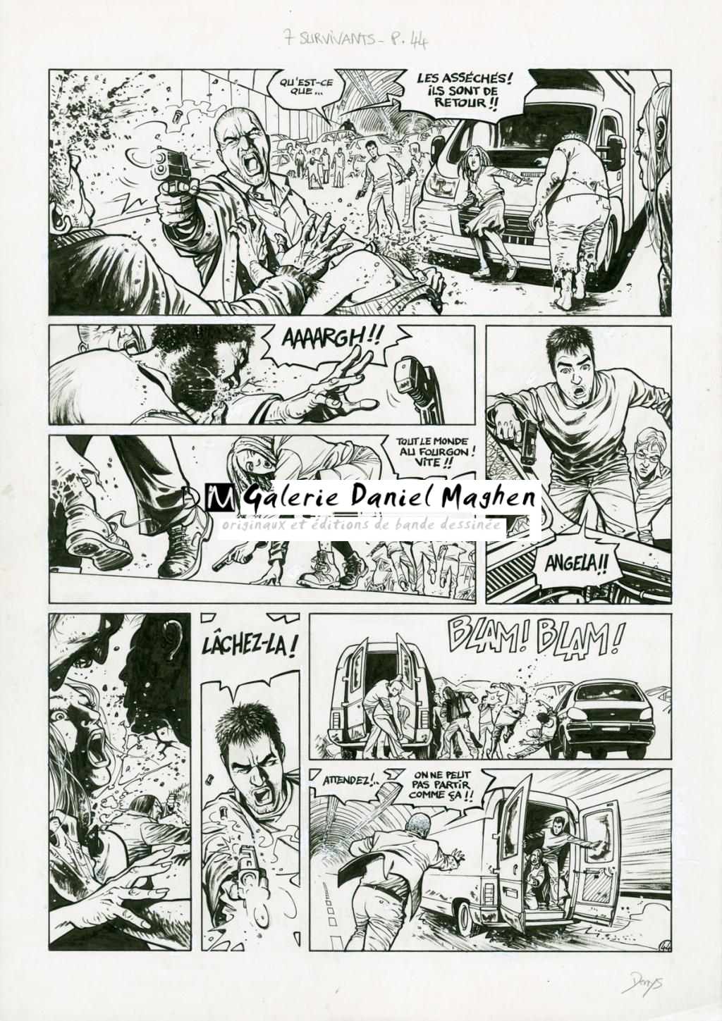 Planche originale (correcteur blanc) - Denys - Encre de Chine sur papier - 2920