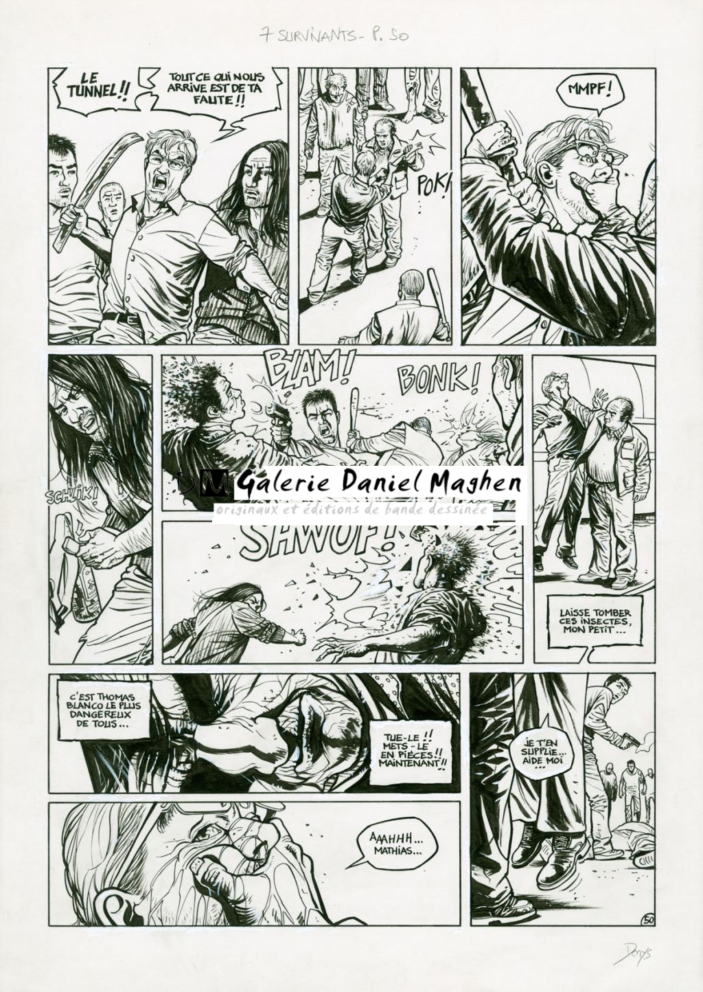 Planche originale (correcteur blanc) - Denys - Encre de Chine sur papier - 2922