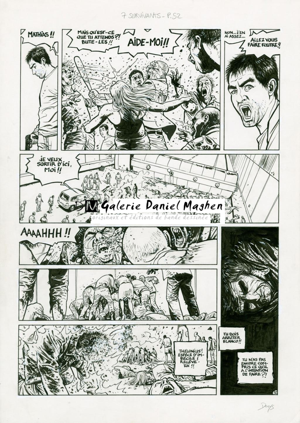 Planche originale (correcteur blanc) - Denys - Encre de Chine sur papier - 2923