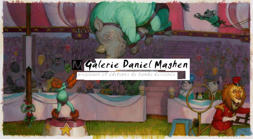 Illustration originale planches 20 et 21 - texte de Neil Geiman - publié en France chez Albin Michel - Adam Rex - Huile - 3015