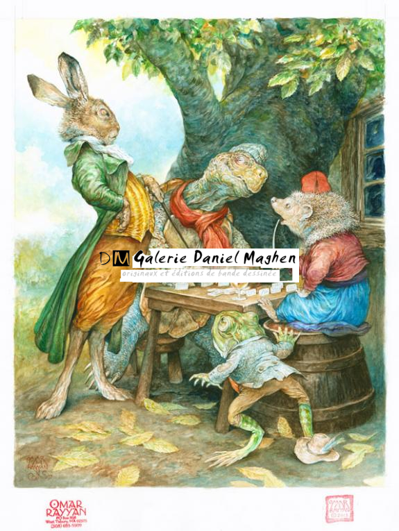 The challenge - Omar Rayyan - Aquarelle sur papier - 5774