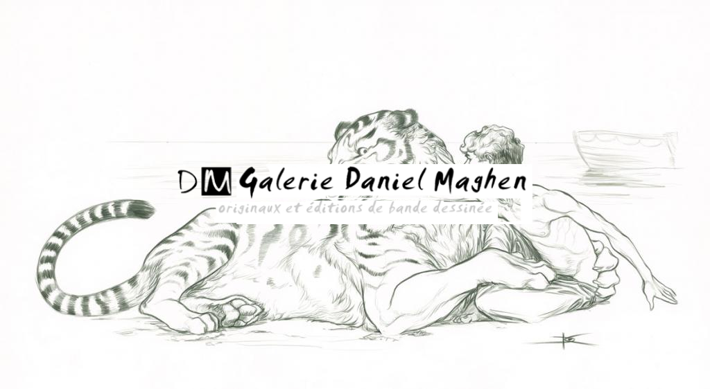 David Cochard : 
L'odyssée de Pi (noir et blanc), de Ang Lee (2012) - The Movie Show - Mine de plomb sur papier - 2721