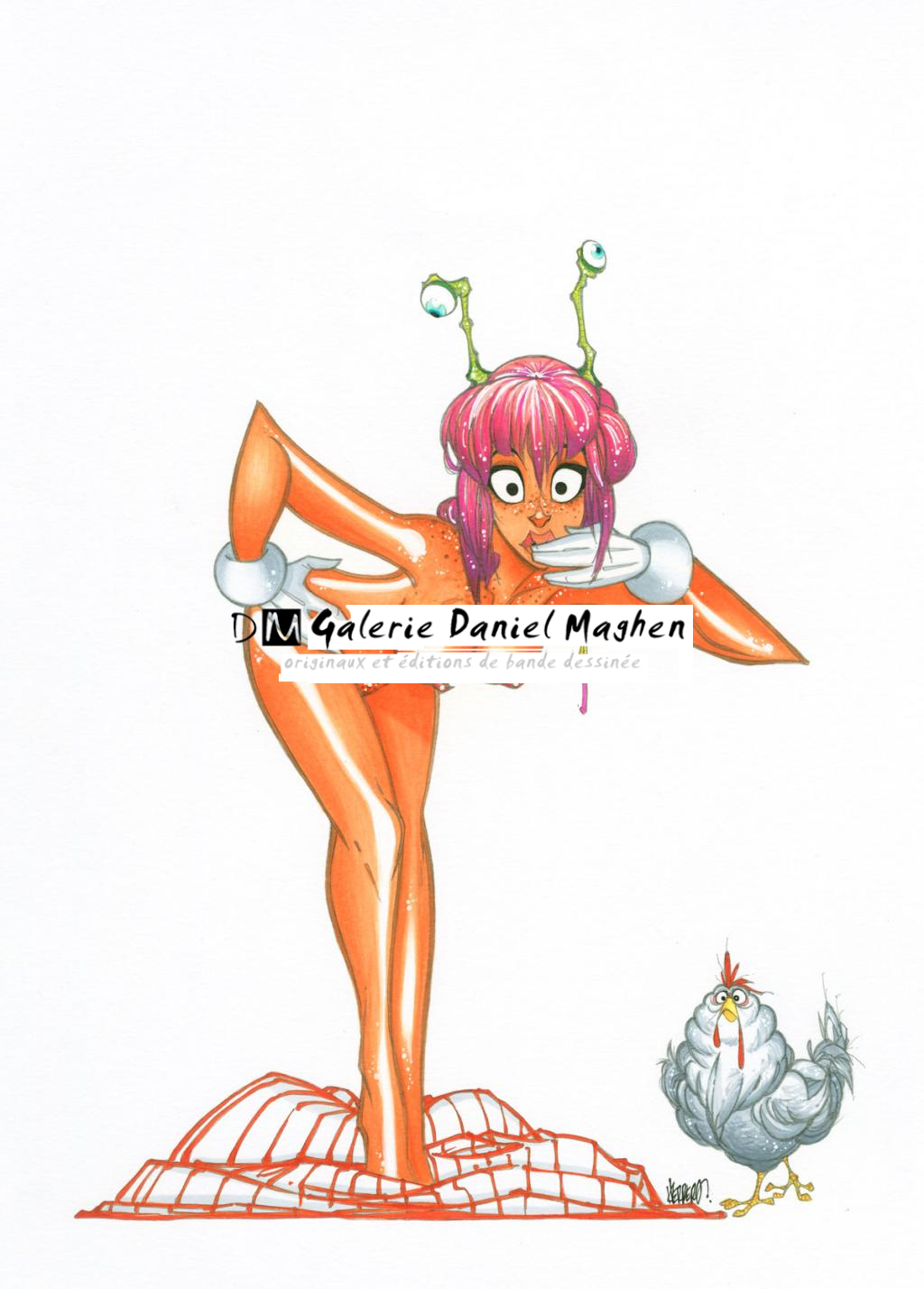 Illustration originale - Francisco Herrera - Mixed media - 2943