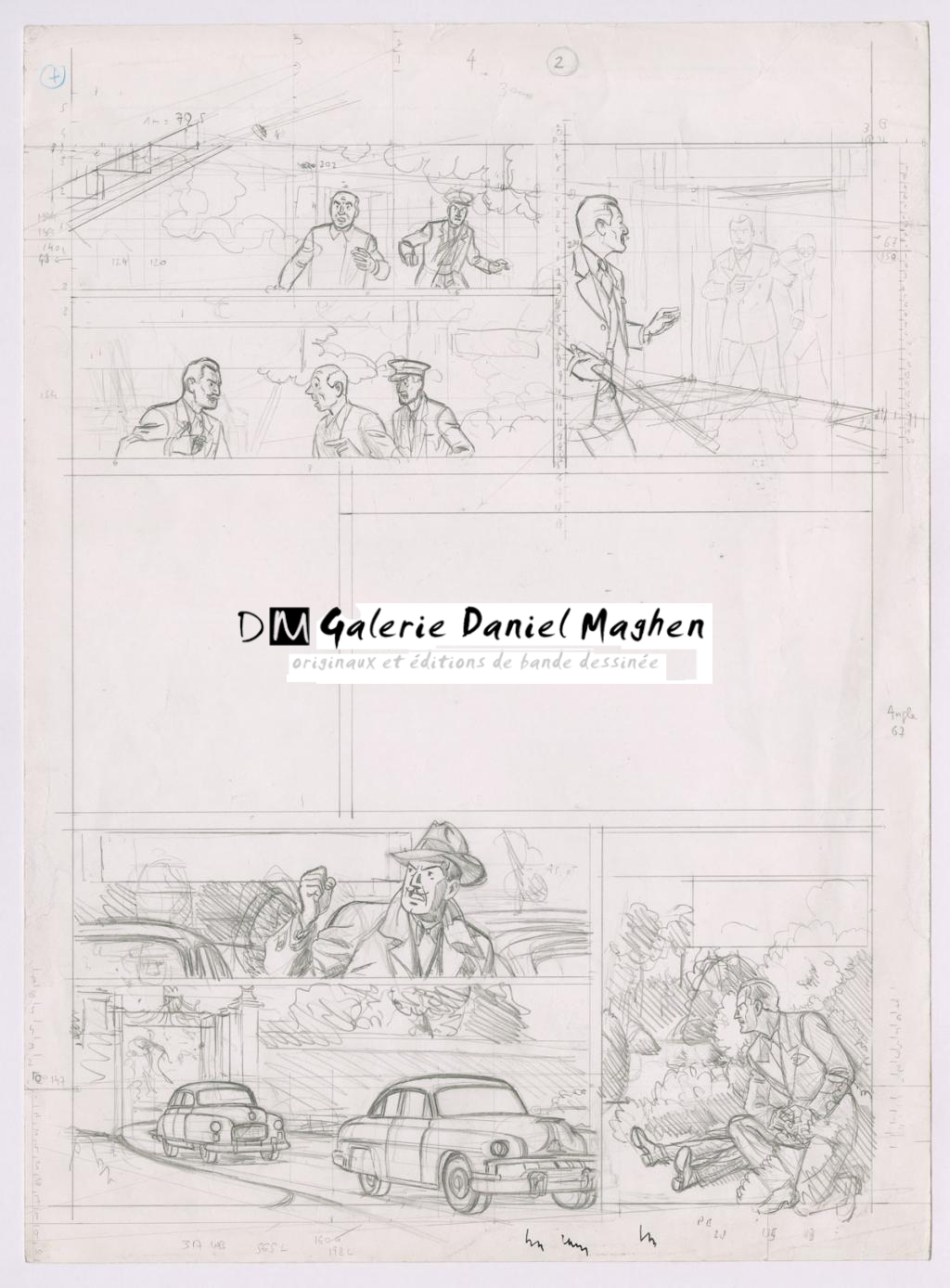 Etude de planche - Ted Benoit - Mine de plomb sur papier - 3750