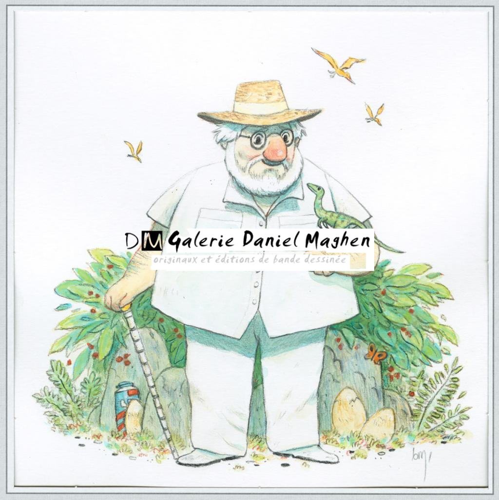 Romain Mennetrier : 
Jurassic Park, de Steven Spielberg (1993) - The Movie Show - Crayon de couleur sur papier - 2729