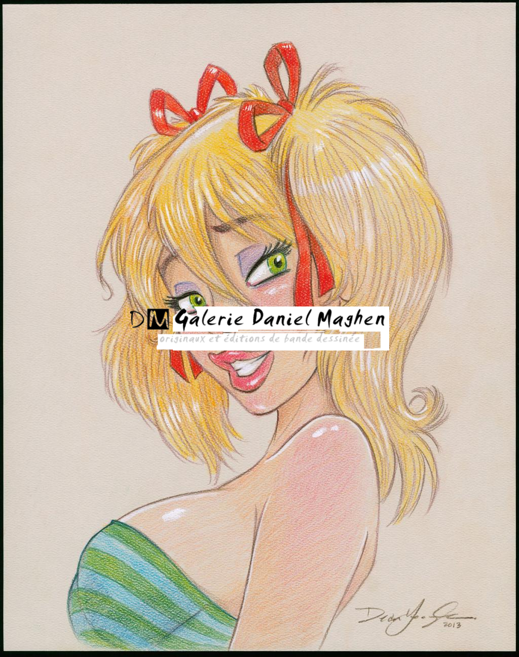 Mandy - Dean Yeagle - Crayon de couleur sur papier - 2910