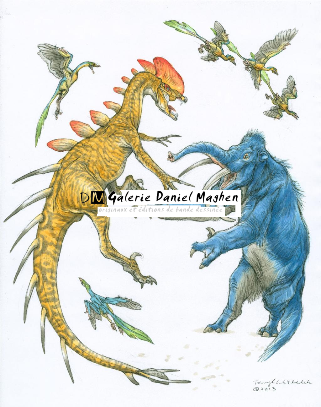 Terryl Whitlatch :
Le Monde Perdu, de Bob Keen (1998) - The Movie Show - Technique mixte - 2730