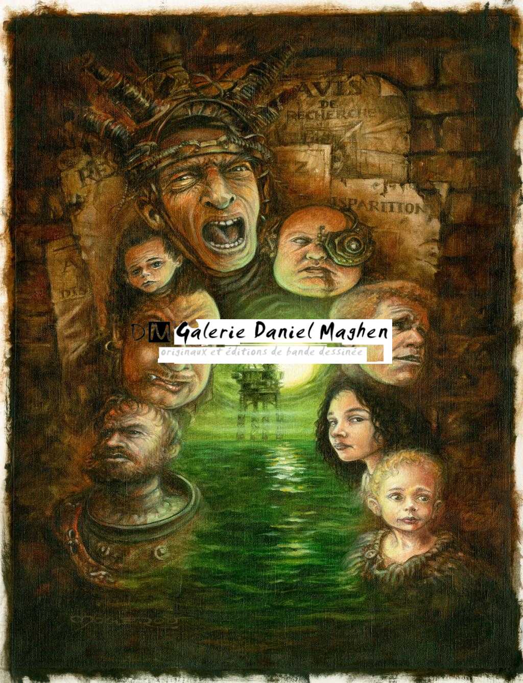 Pascal Moguérou :
La cité des enfants perdus, de Marc Caro & Jean-Pierre Jeunet (1993) - The Movie Show - Huile - 2732