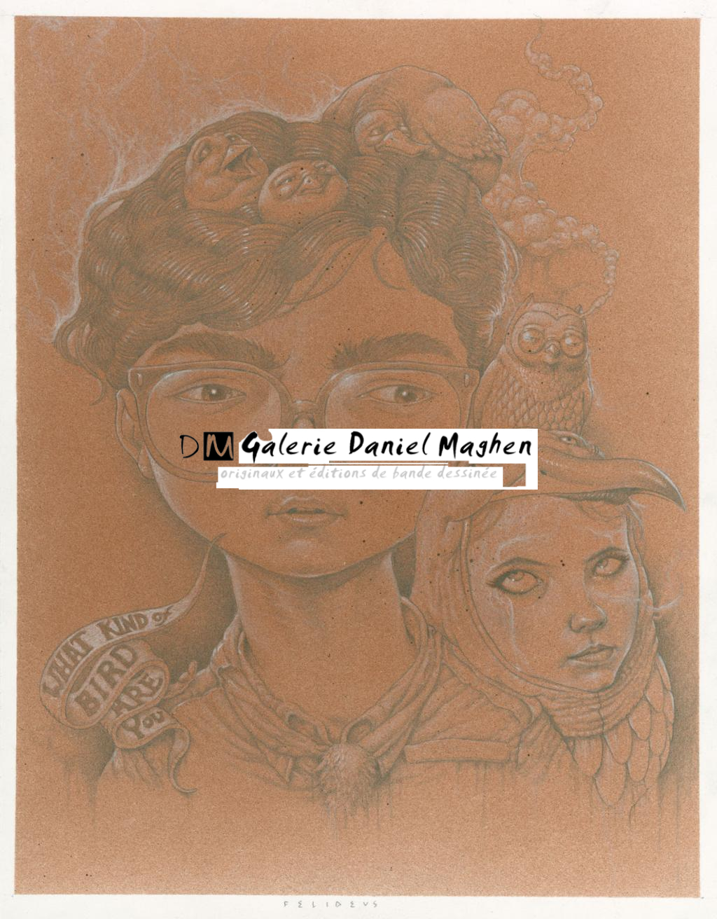 Felideus :
Moonrise Kingdom, de Wes Anderson (2012) - The Movie Show - Aérographe, mine de plomb et pastel - 2734