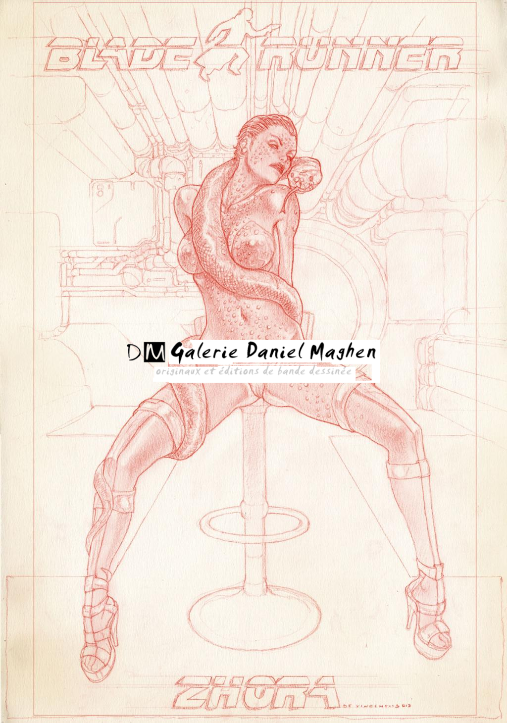 Adriano de Vincentiis :
Blade Runner, de Ridley Scott (1982) - The Movie Show - Crayon de couleur sur papier - 2735