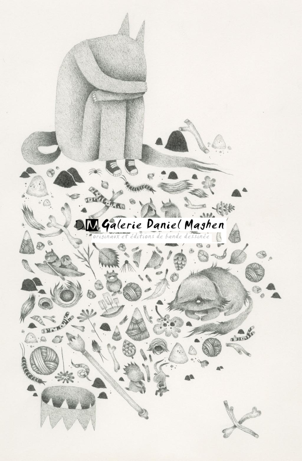 Yohan Sacré :
Max et les Maximonstres, de Spike Jonze (2009) - The Movie Show - Mine de plomb sur papier - 2737