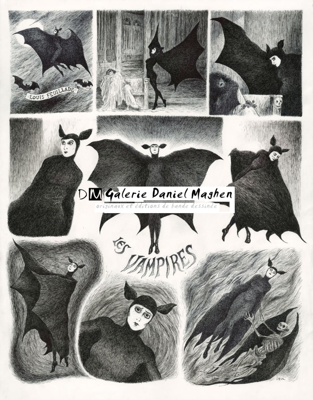 Drazen Kozjan :
Les Vampires, de Louis Feuillade (1915) - The Movie Show - Encre de Chine - 2741