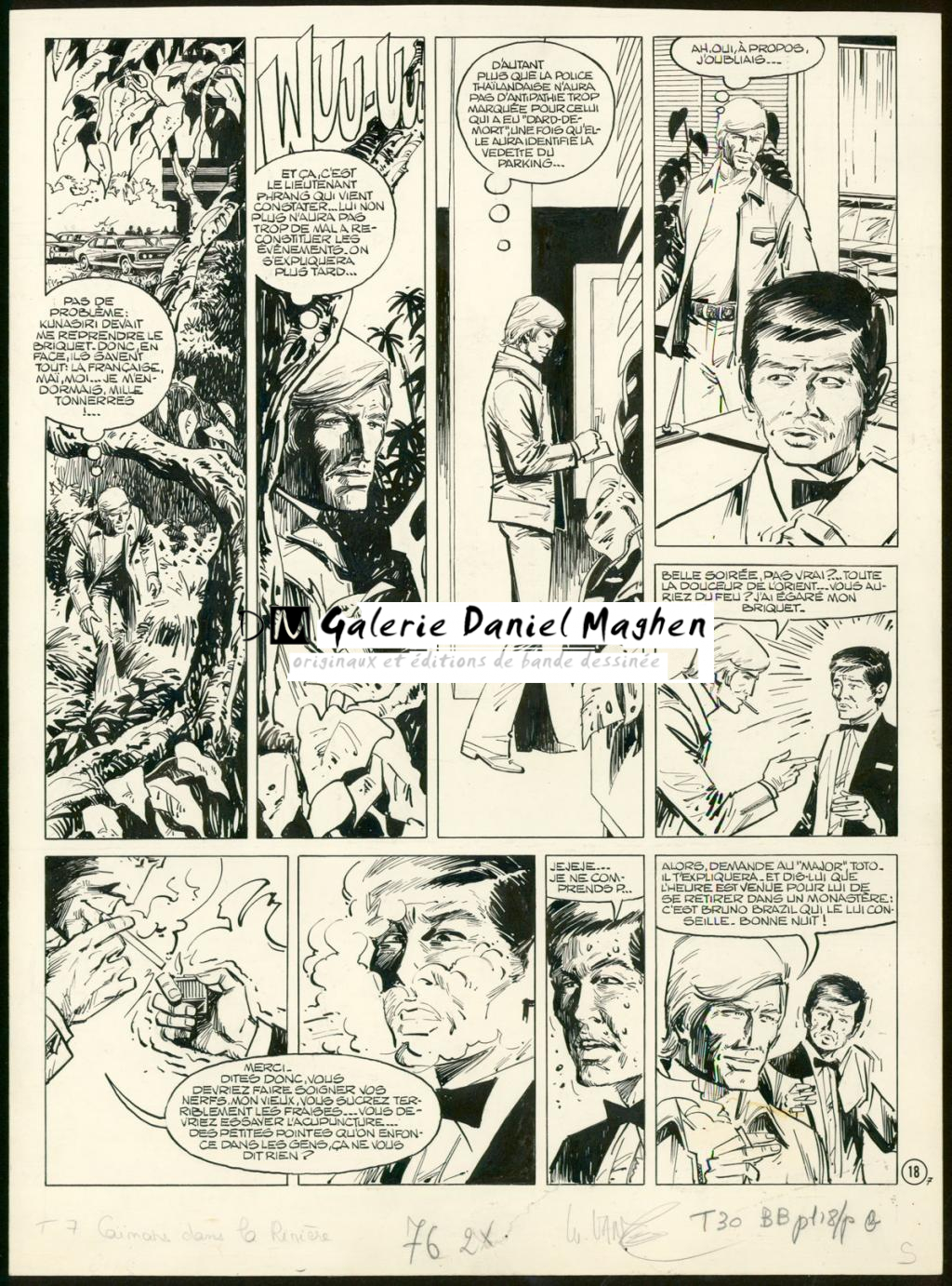 Planche originale n°18 - William Vance - Encre de Chine sur papier - 4449