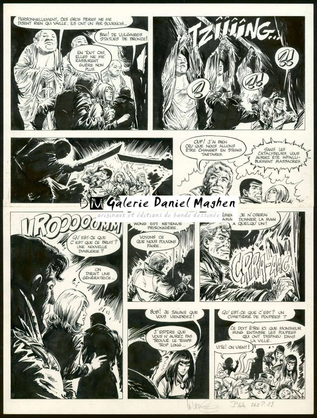 Planche originale n°40 - William Vance - Encre de Chine sur papier - 5752