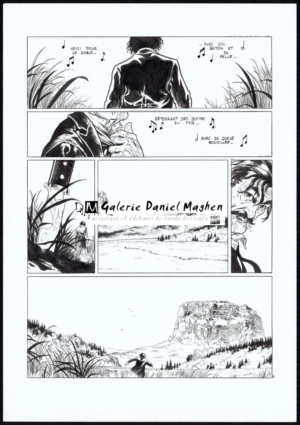 planche originale - Jean Charles Poupard - Encre de Chine sur papier - 2805